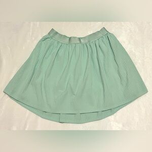 All in Motion Light Green Girls Pleated Skirt w/ Shorts and Pockets Skort Sz 14